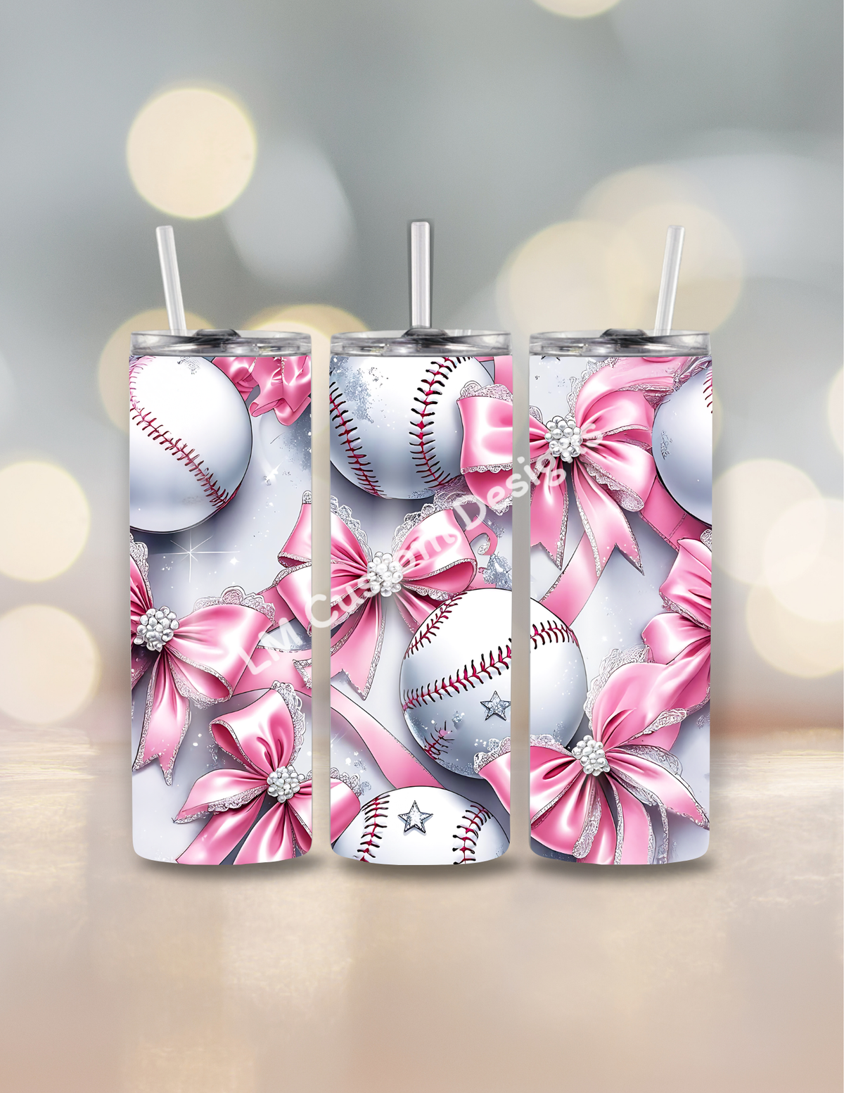 Baseball Coquette Bows