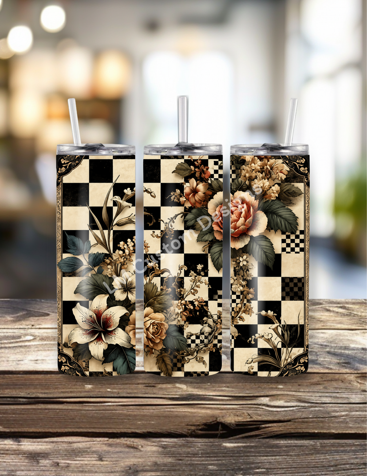 Checkered Flowers