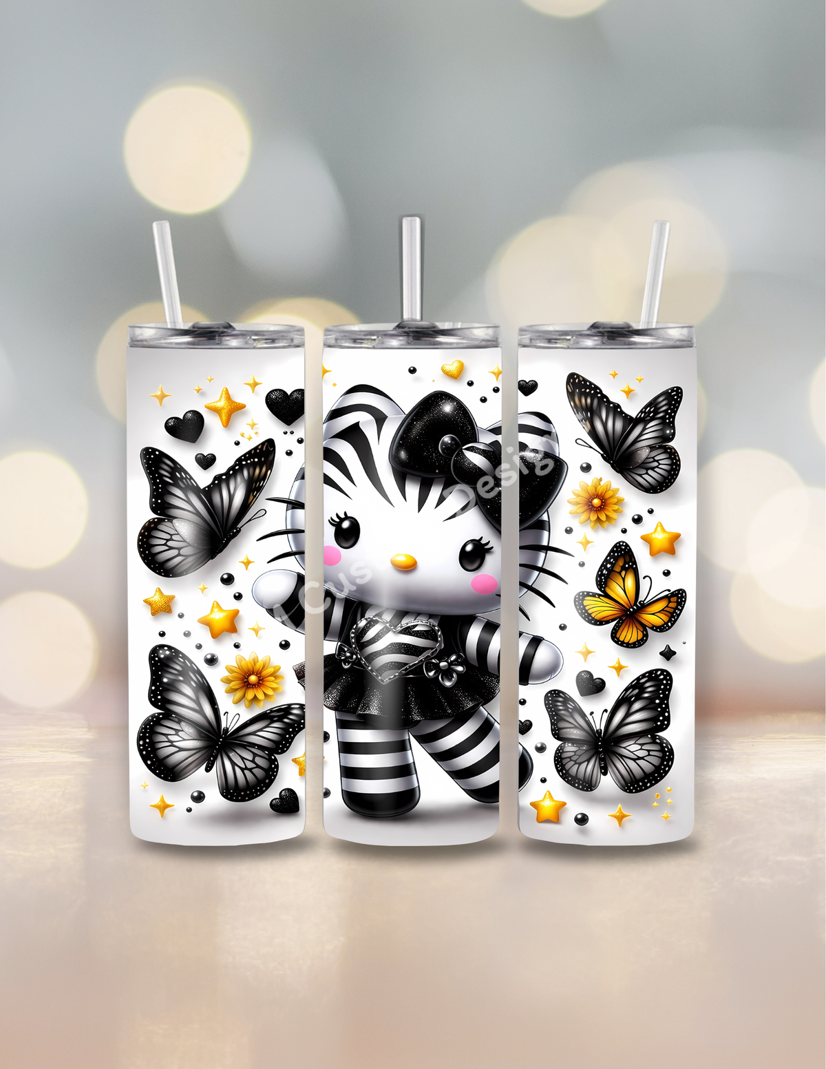 Hello Kitty Black & Gold