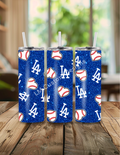 LA Dodgers Heart Baseballs
