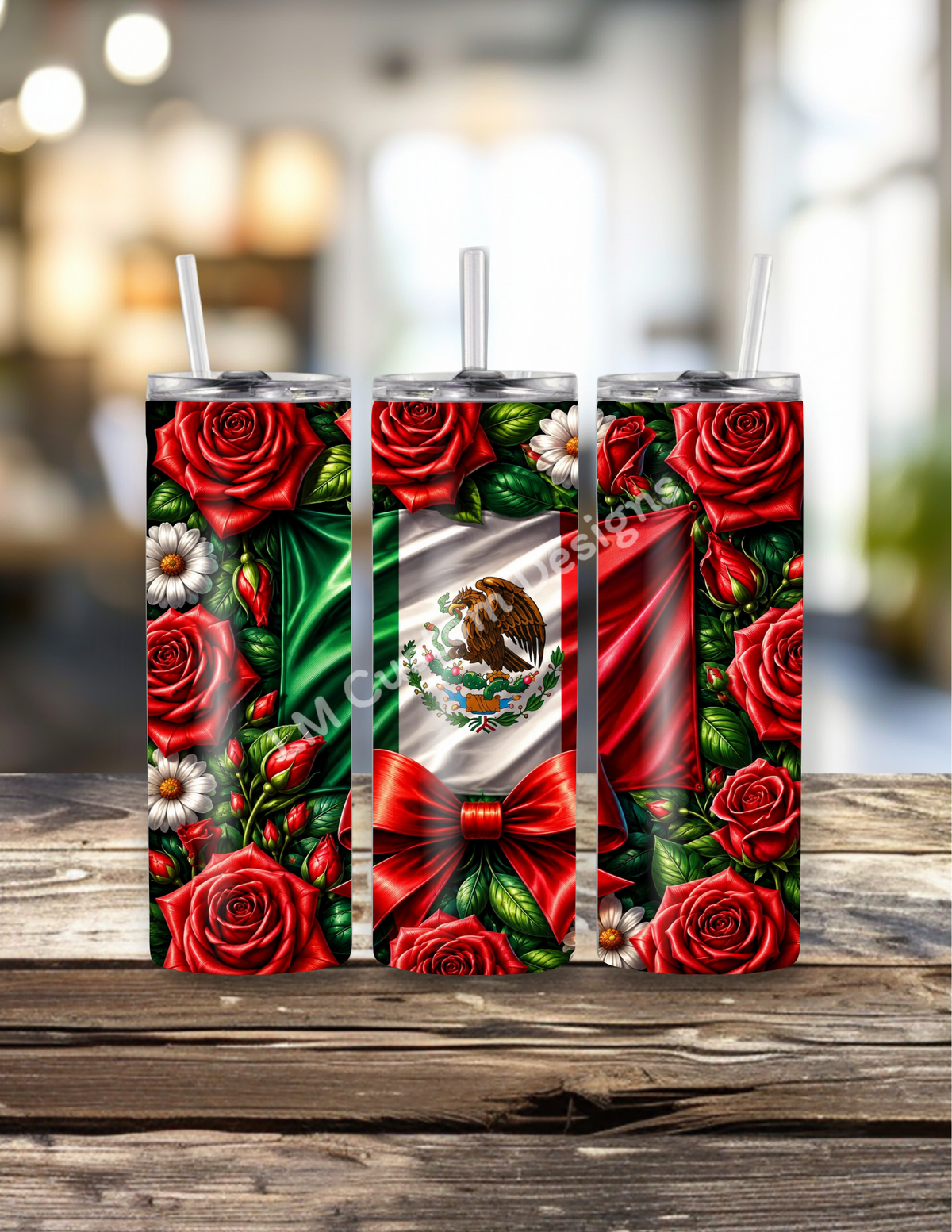 Mexico Flag Roses