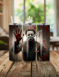 Michael Myers Behind Glass