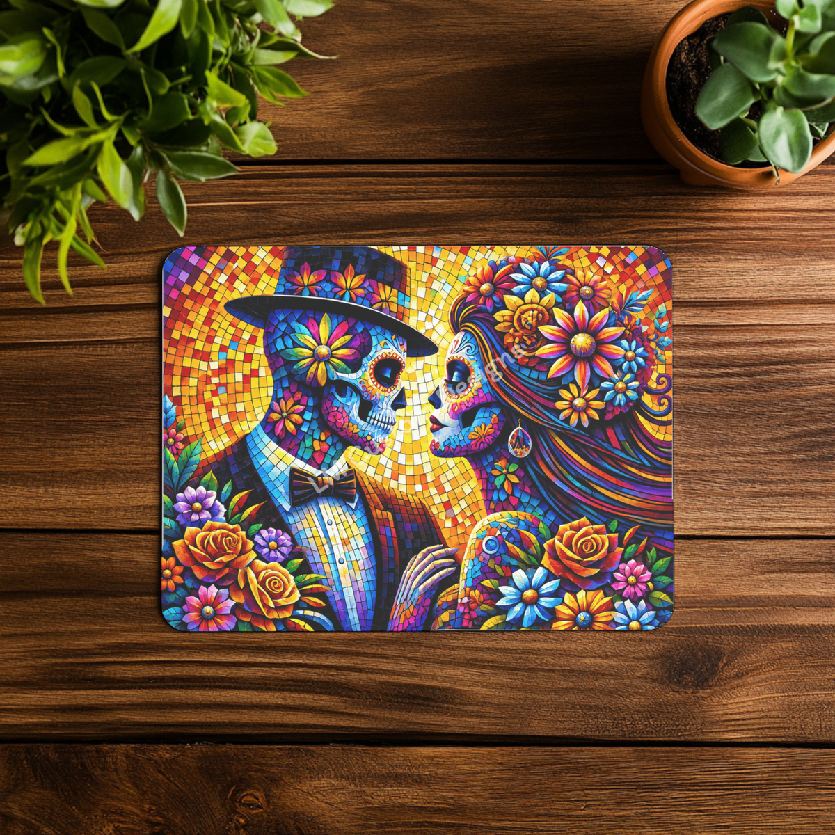 Mosaic Dia De Los Muertos
