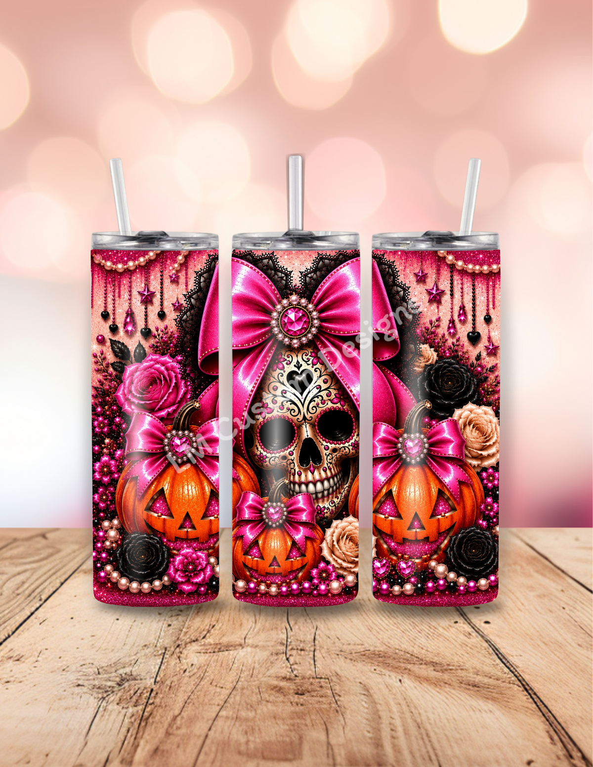 Pink Bow Skeleton