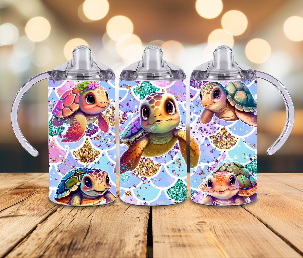 Turtles with Glitter